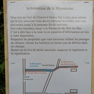 Parcours de pêche de la Vrille